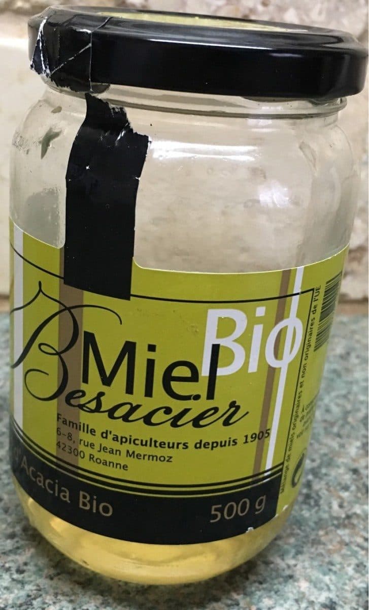 Miel Besacier Miel d'Acacia Bio packshot