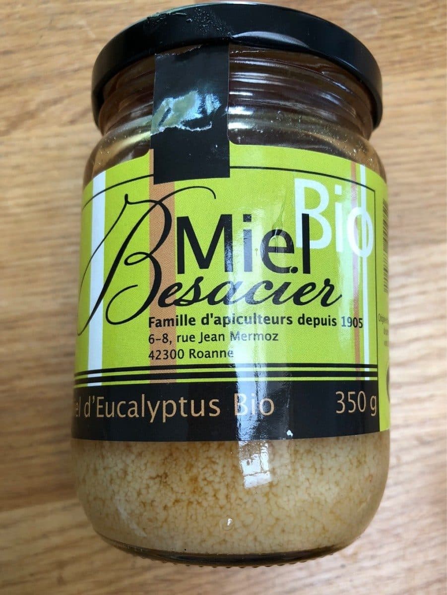 Miel Besacier Miel d'eucalyptus bio packshot