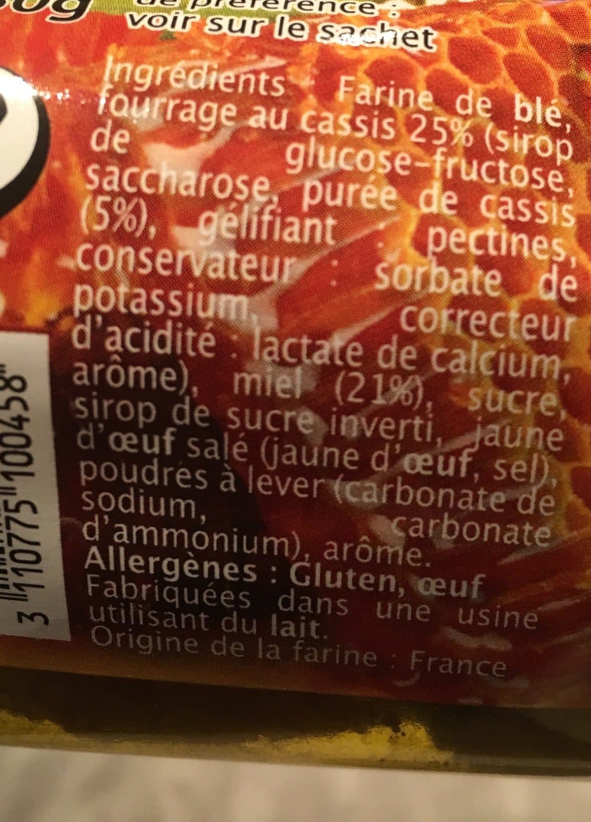 Miel Besacier Nonnettes au miel packshot