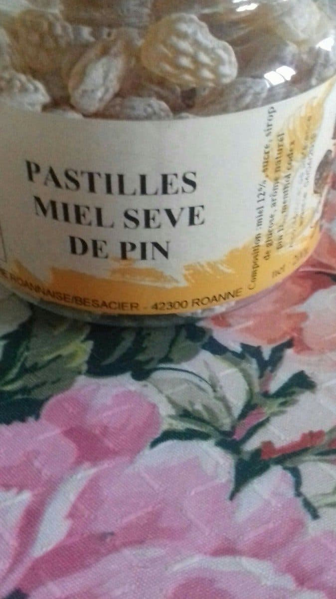 Open Food Facts Pastilles miel seve de pin packshot
