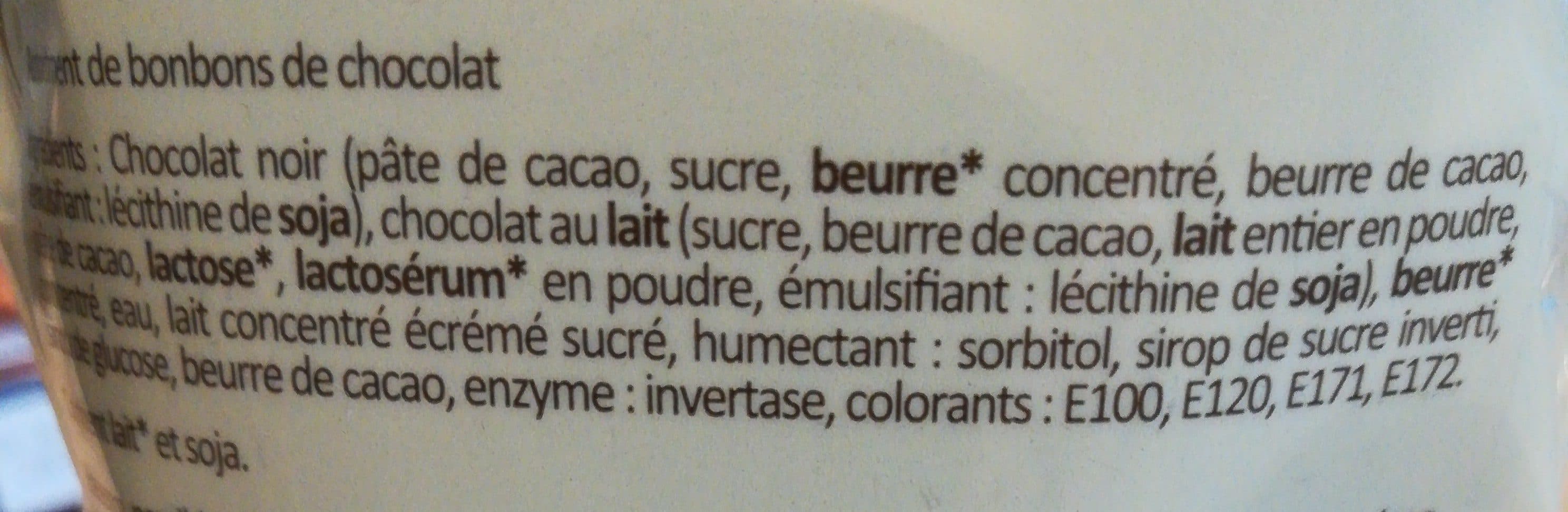 Pierre Patin Assortiment de bonbons de chocolats packshot