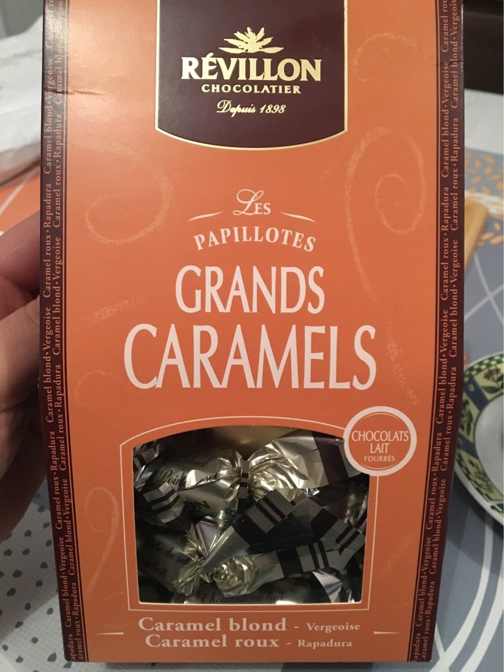 Revillon Les papillotes grands caramels packshot