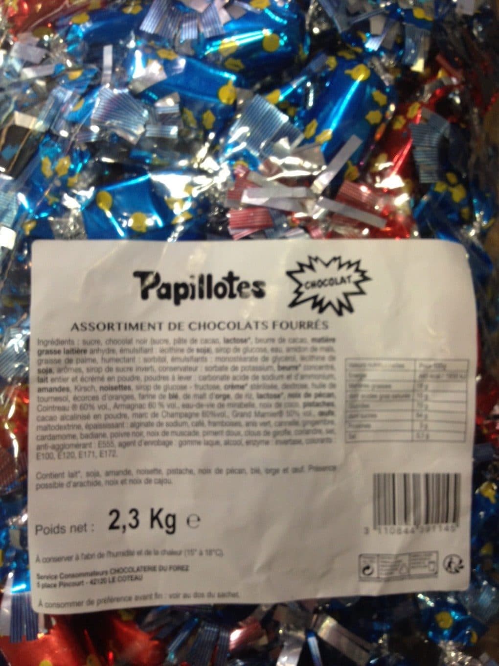 Papillotes Papillotes chocolat packshot