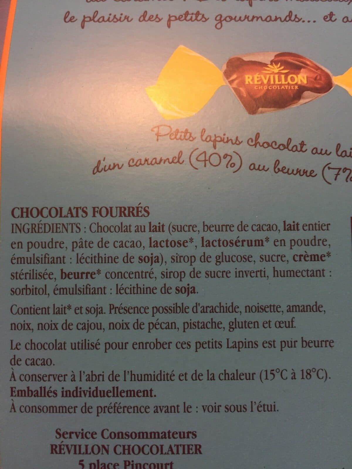 Revillon Les lapins gourmands packshot