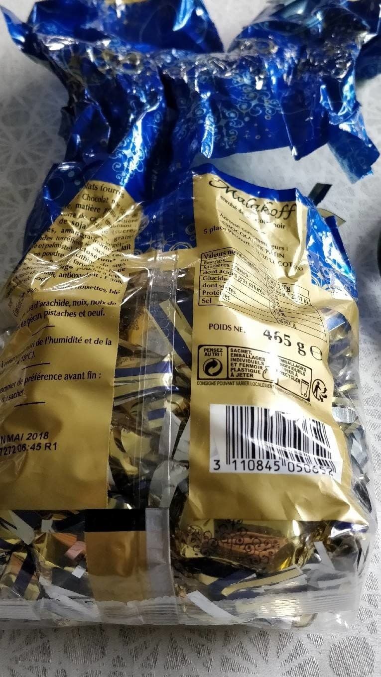 Malakoff Malakoff enrobé de chocolat noir packshot