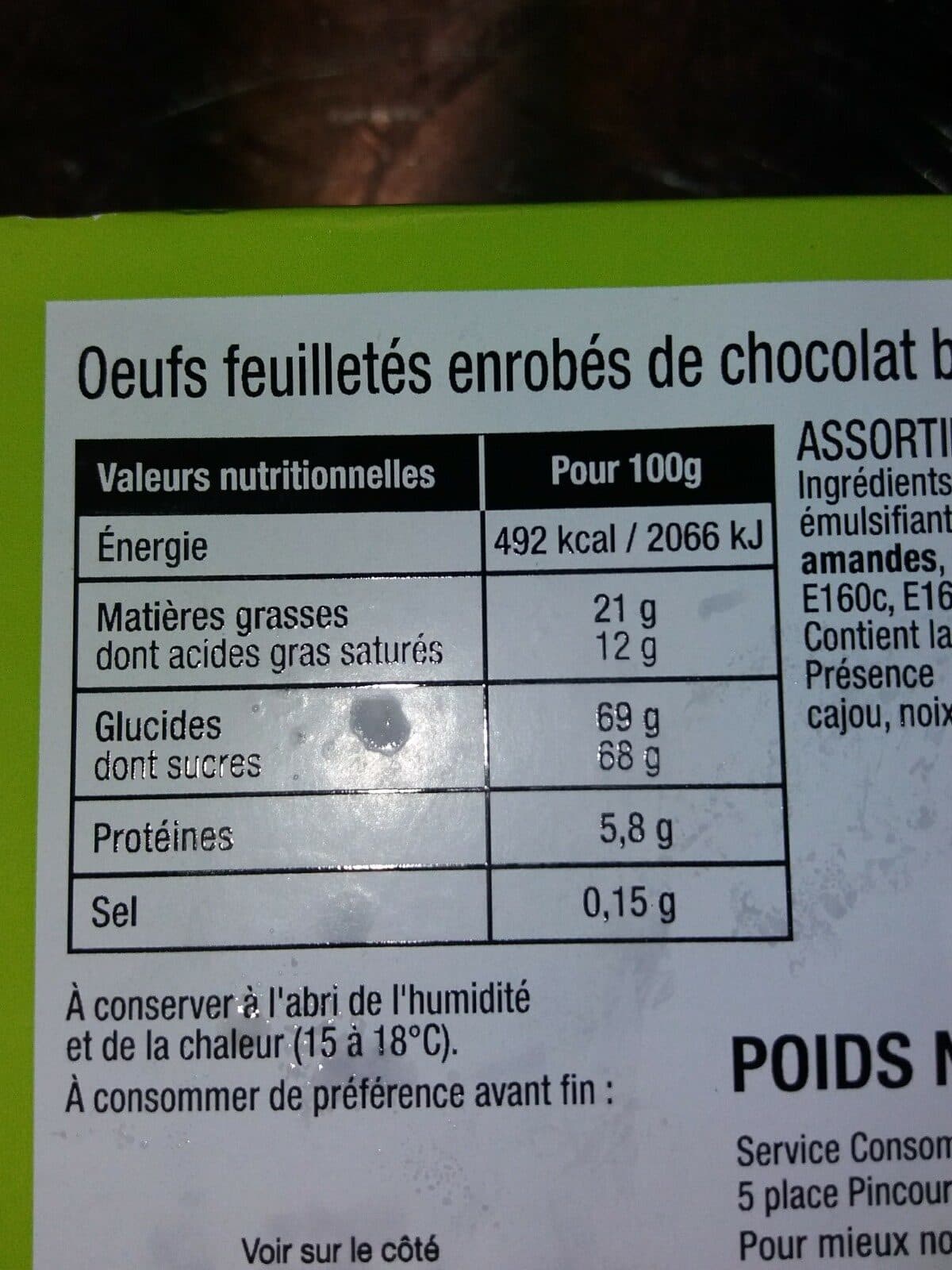 Révillon Chocolatier Oeuf feuilleté packshot
