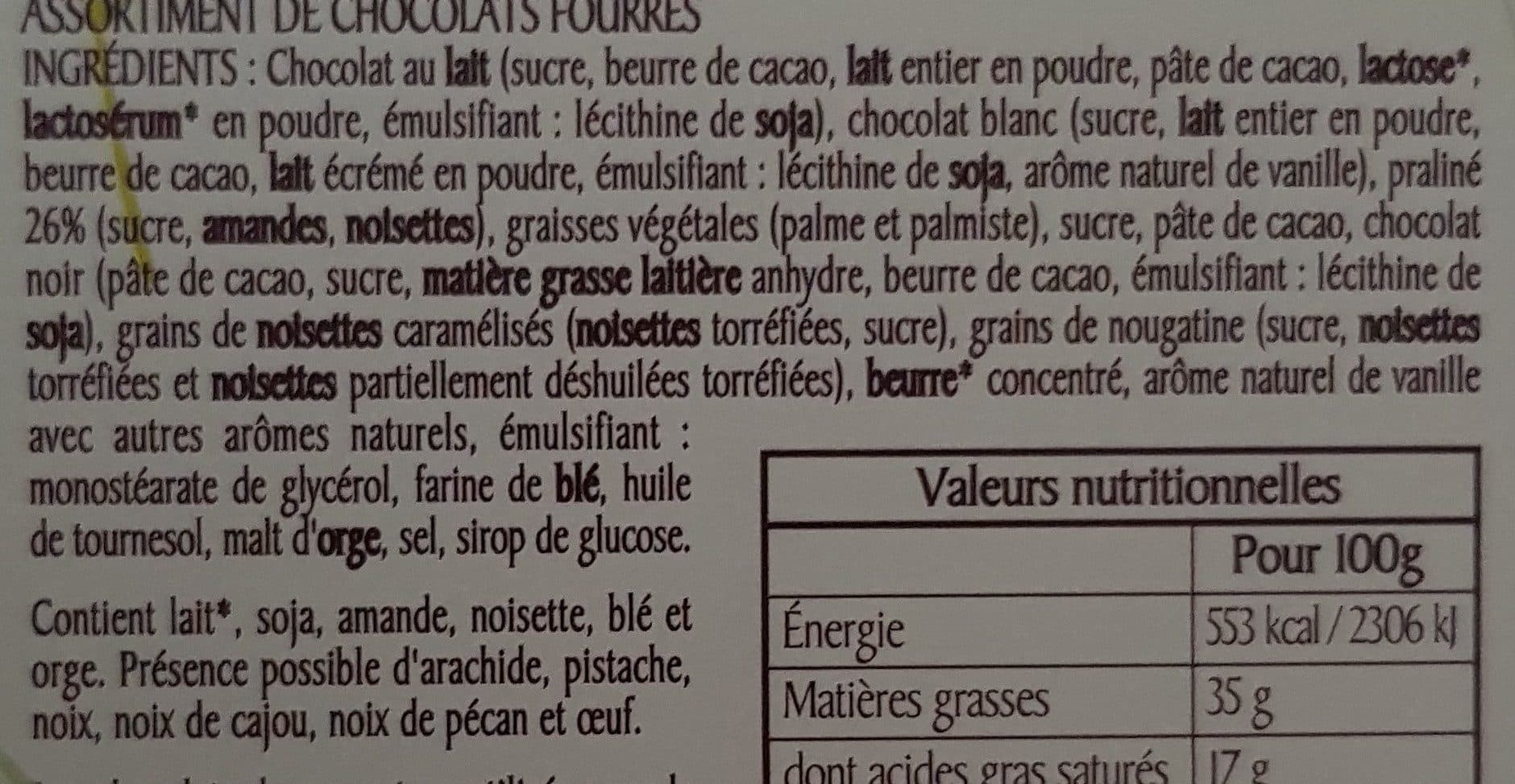 Open Food Facts Les Oeufs en chocolat blanc et au lait 2 recettes REVILLON packshot