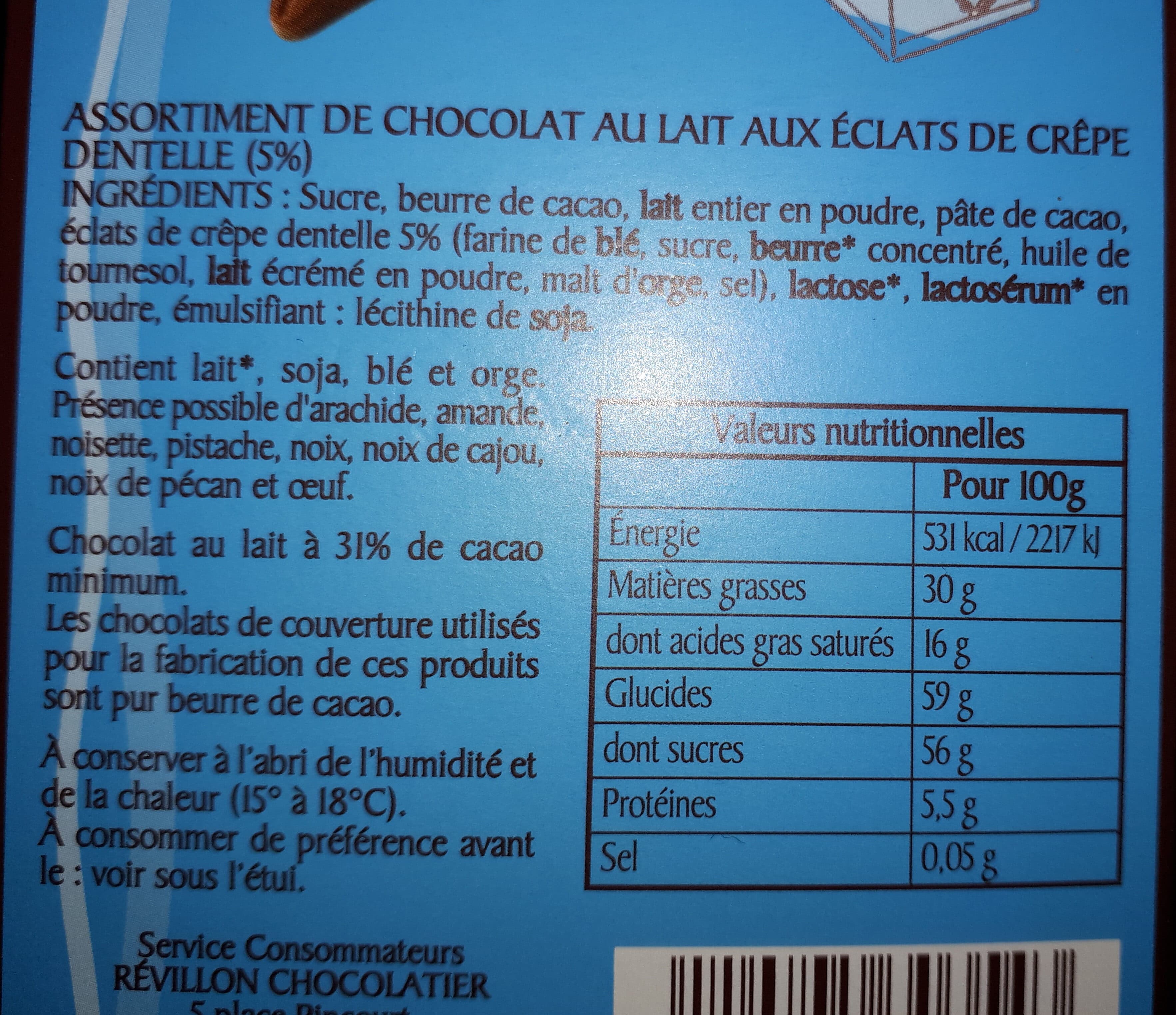 Revillon Revillon Friture lait packshot