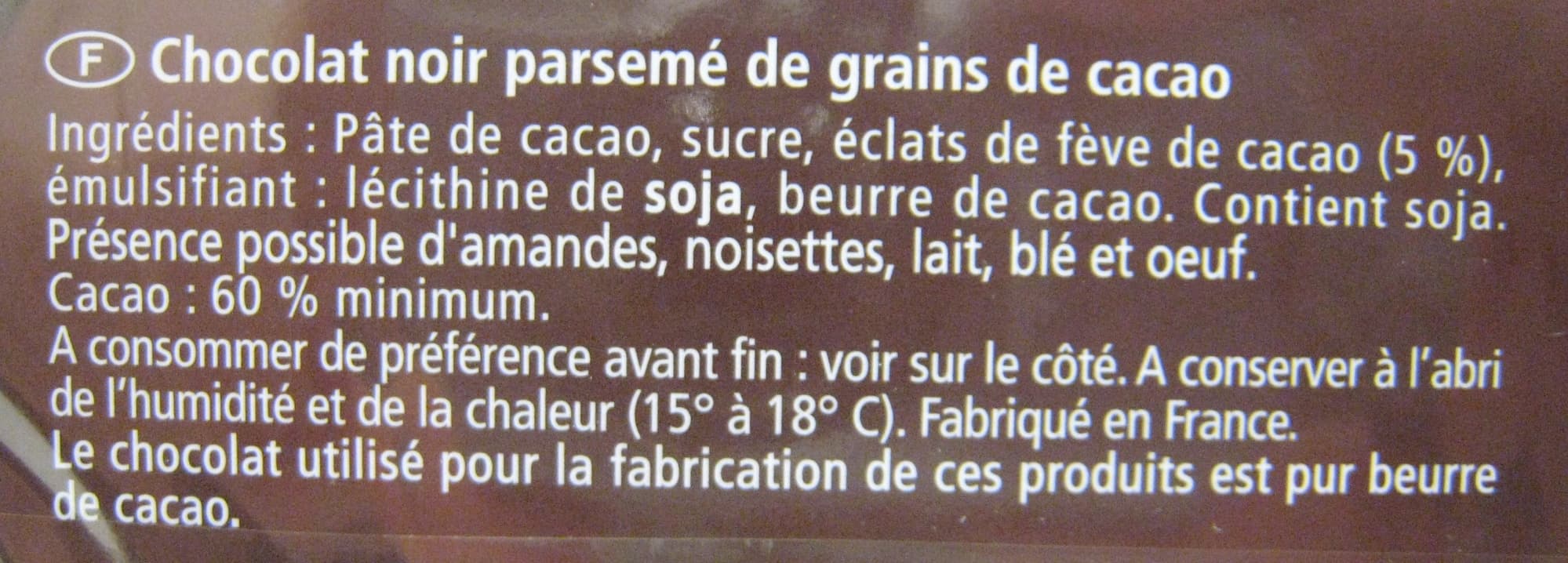 Révillon Sarments du Médoc Éclats de Fève de Cacao packshot