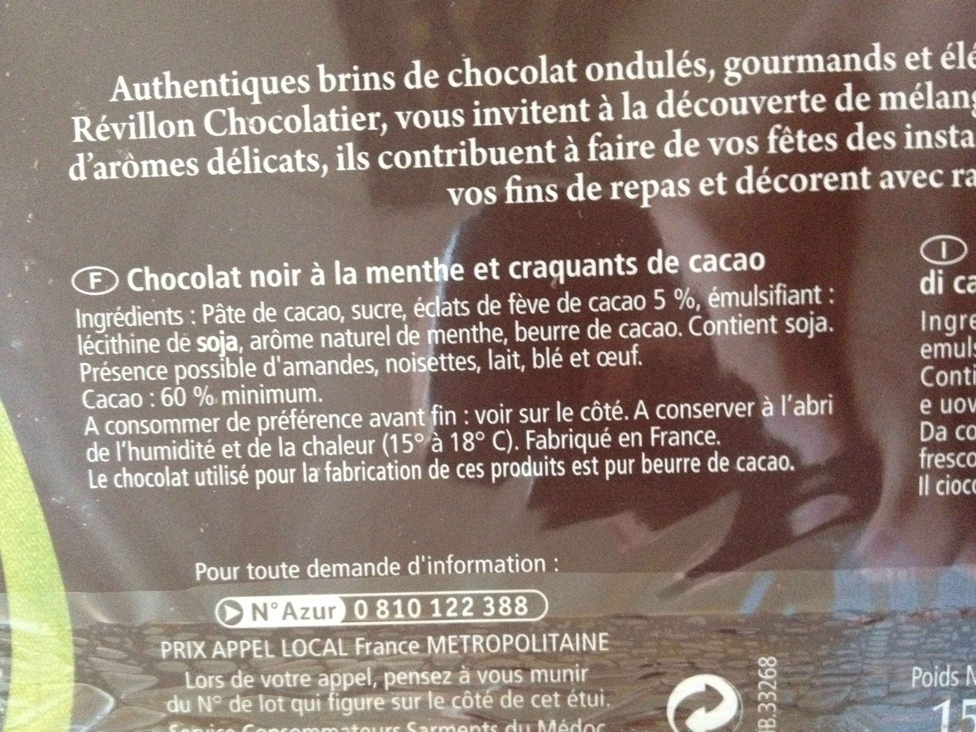Revillon Sarments du Médoc MENTHE INTENSE packshot
