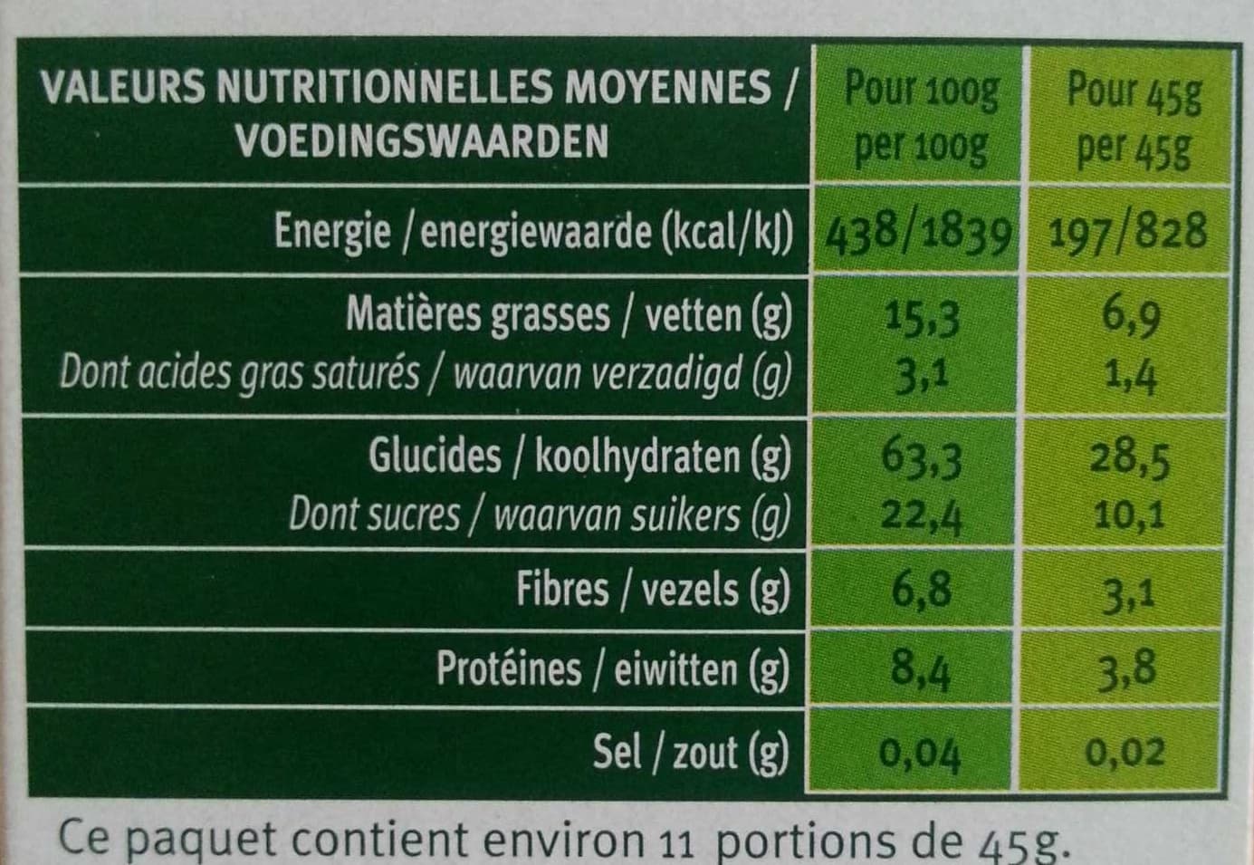 Joseph Favrichon Muesli croustillant Epeautre Chocolat packshot