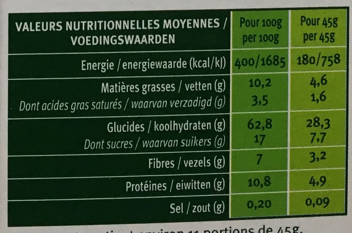 Joseph Favrichon Muesli chocolat packshot