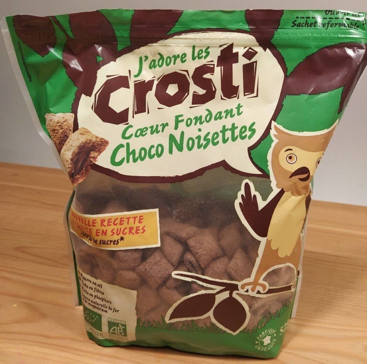 J FAVRICHON Crosti cœur fondant au chocolat noisette packshot