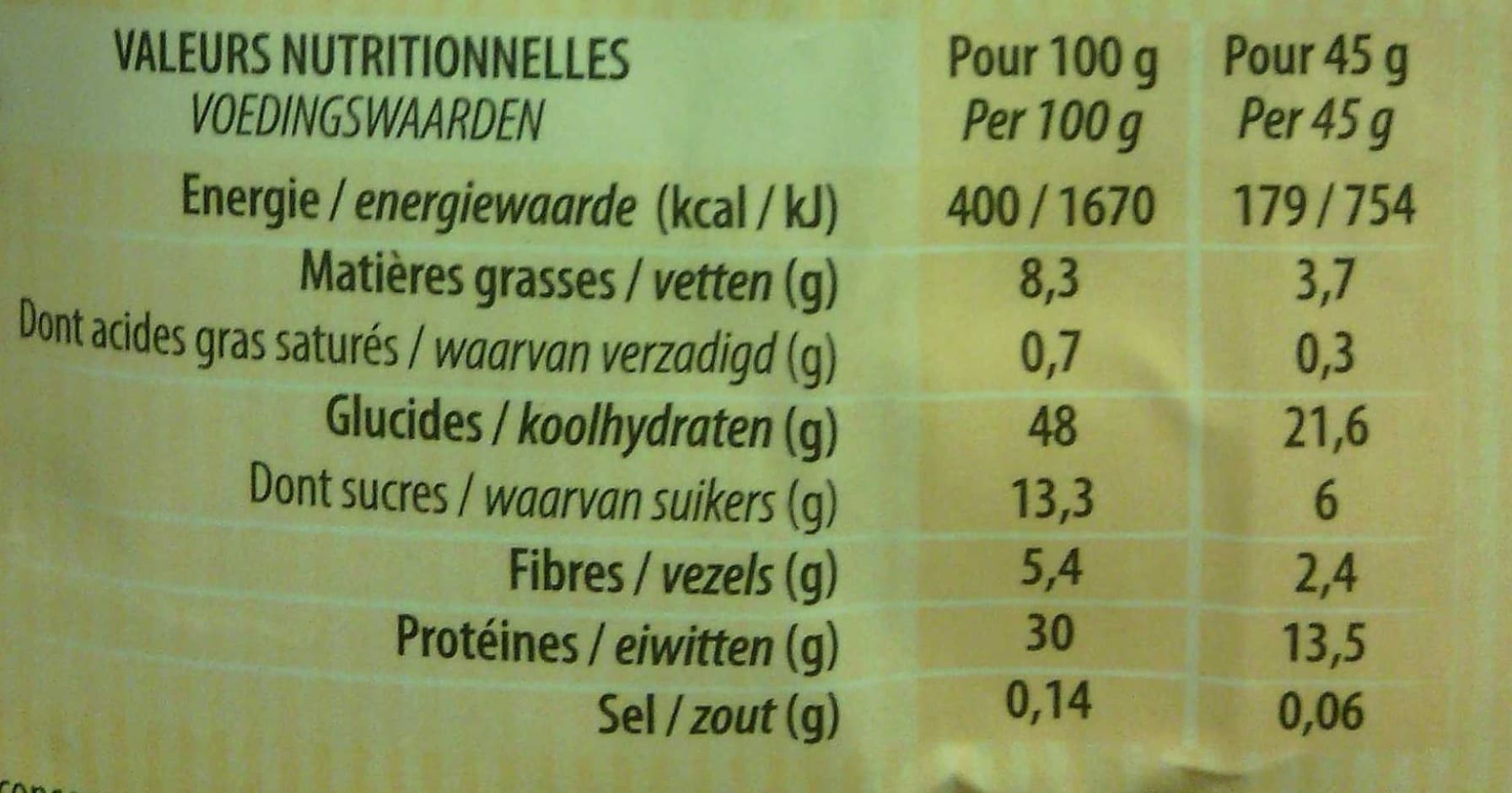 Joseph Favrichon Joseph Favrichon Muesli Protéiné soja & fruits packshot
