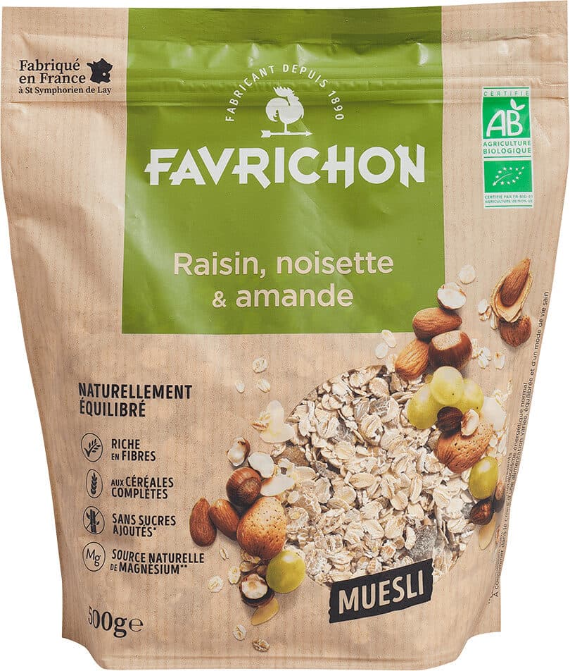Joseph Favrichon Raisin, noisette & amande packshot