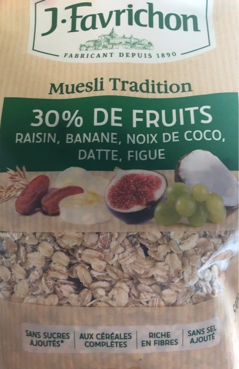 Joseph Favrichon Muesli 30% de fruits packshot