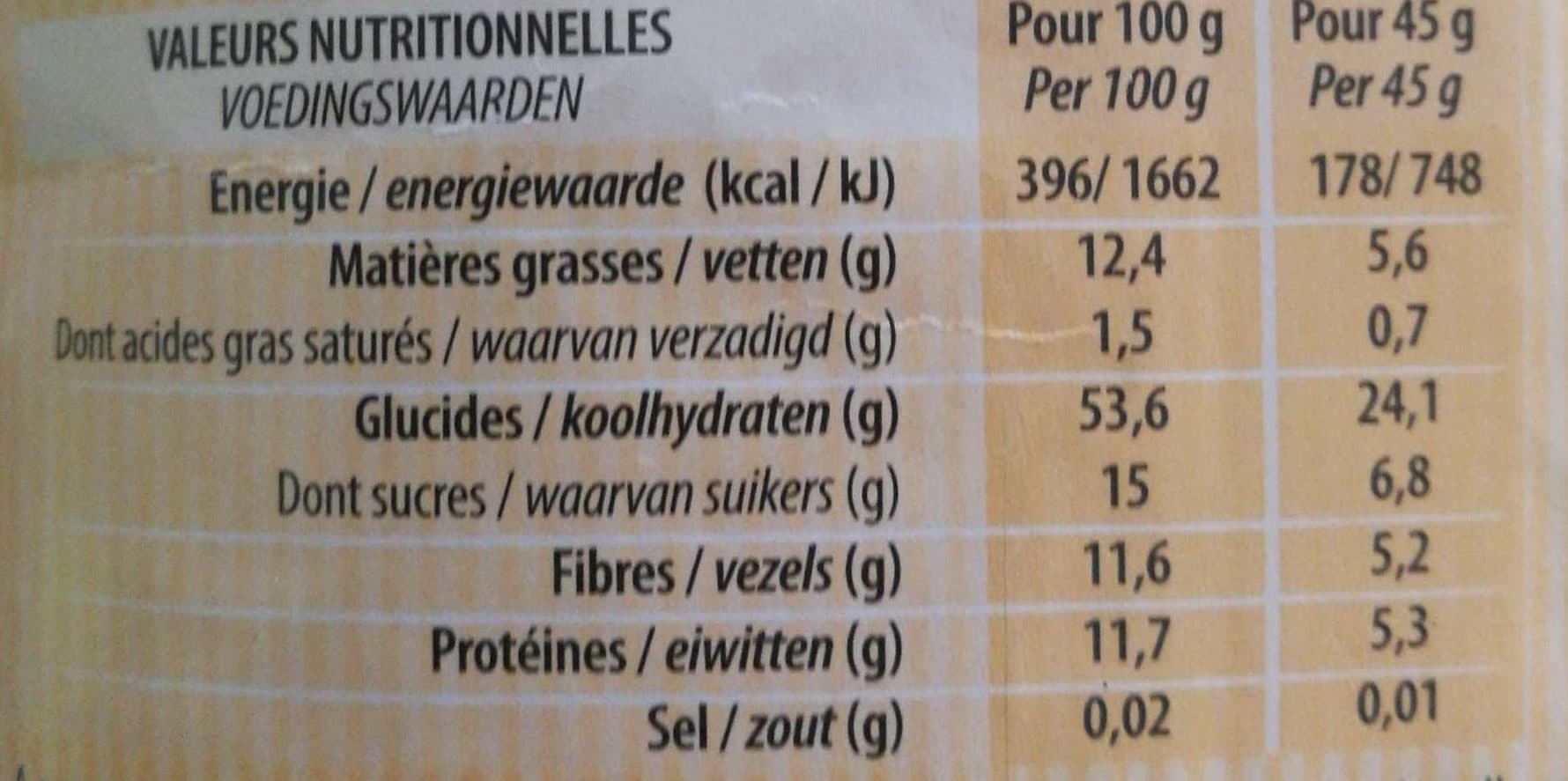 J FAVRICHON Muesli Tradition - 4 céréales et 8 fruits packshot