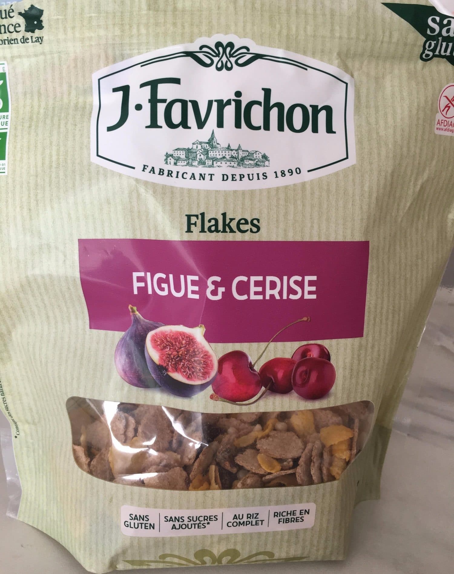J FAVRICHON Flakes Figue & Cerise packshot