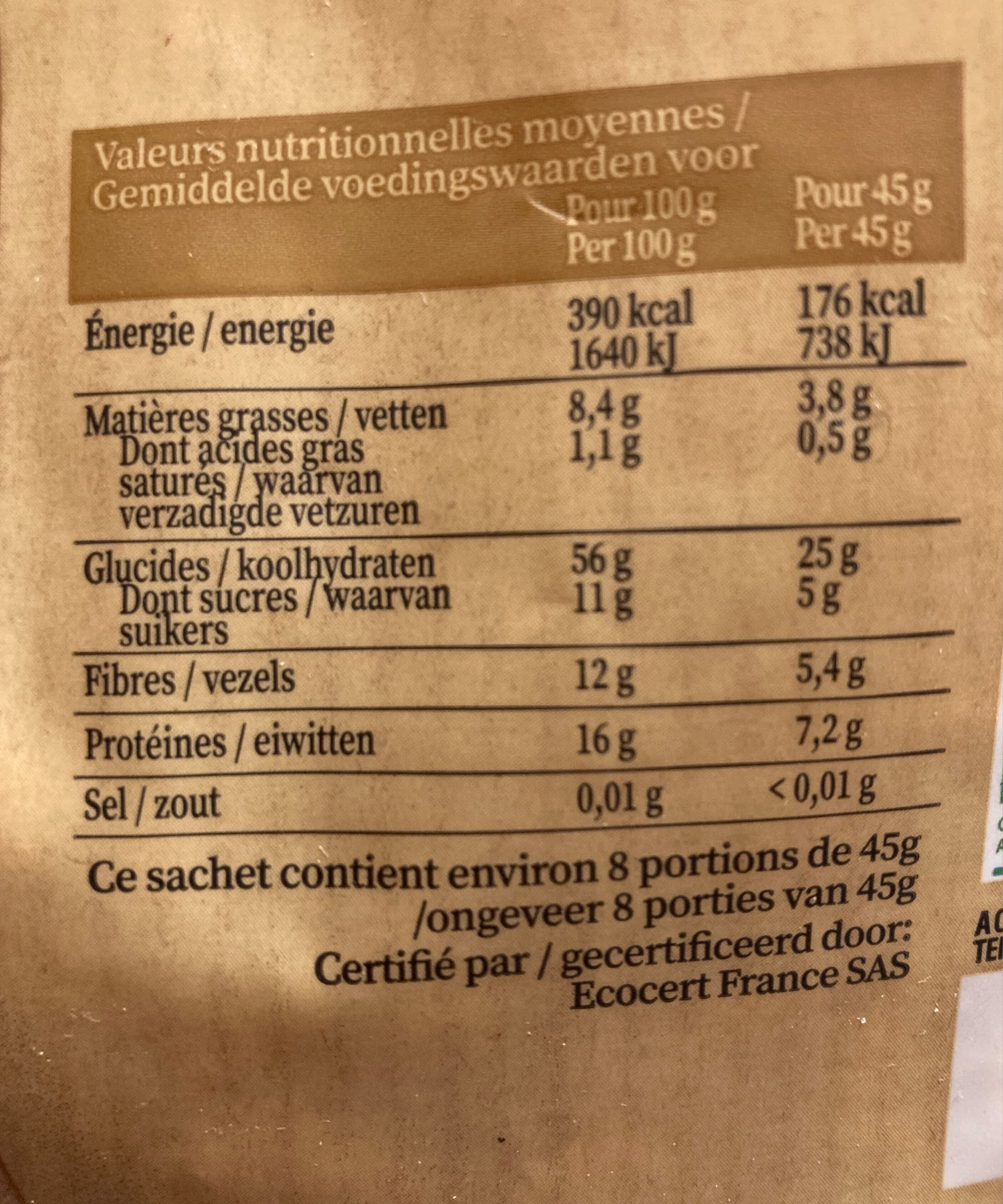 J FAVRICHON Muesli simplement bienveillant packshot