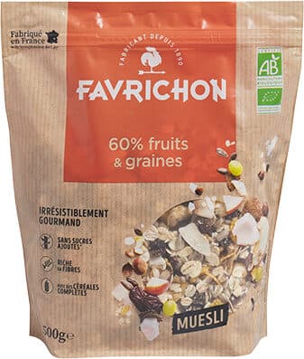 Joseph Favrichon 60% fruits & graines packshot