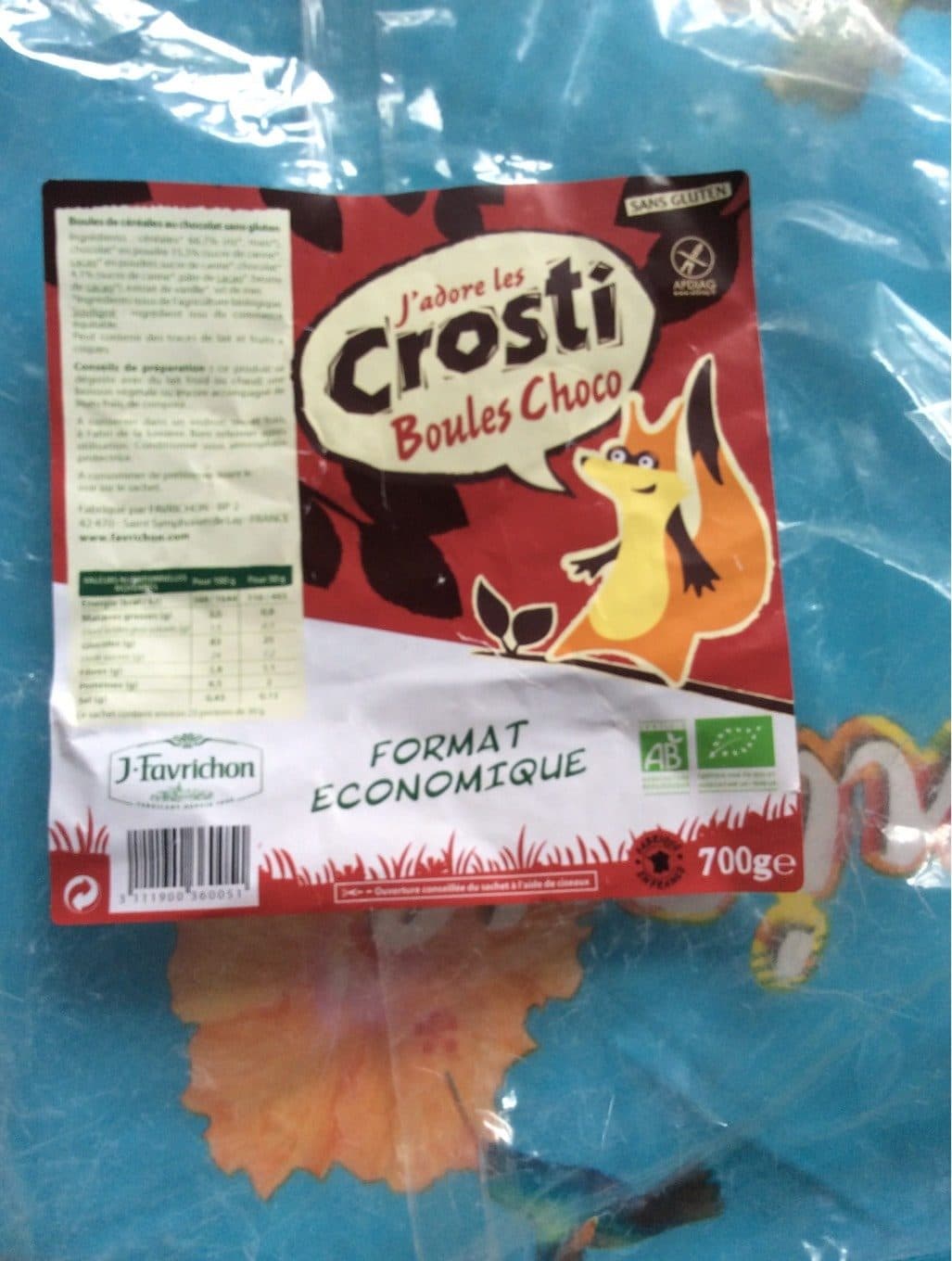 Joseph Favrichon Crosti Boules Choco - 700g packshot