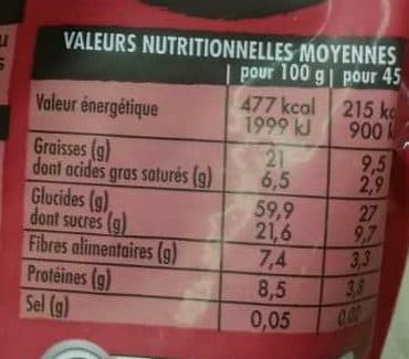 Charles Vignon Muesli bio croustillant chocolat fruits rouges packshot