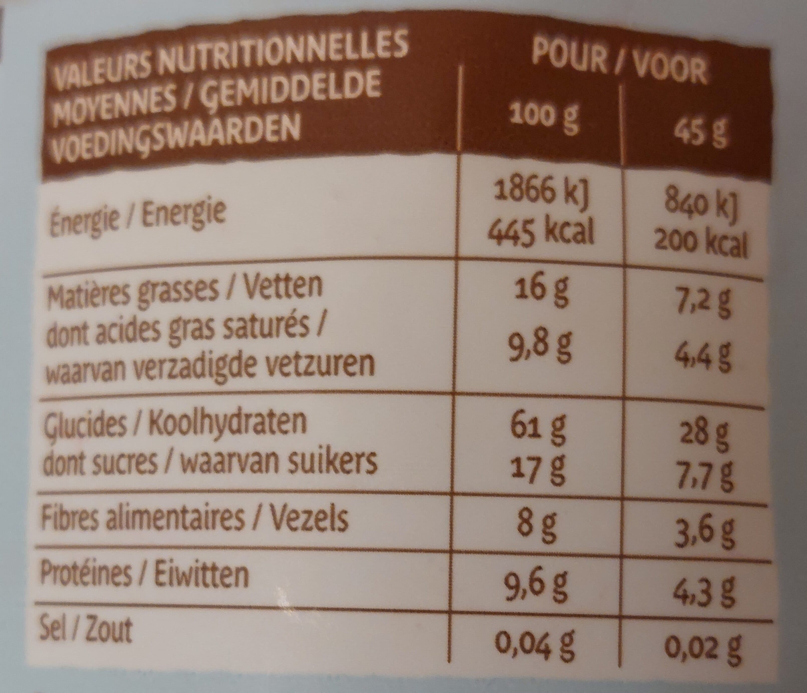 Charles Vignon Muesli bio pépites et flocons chocolat noix de coco packshot