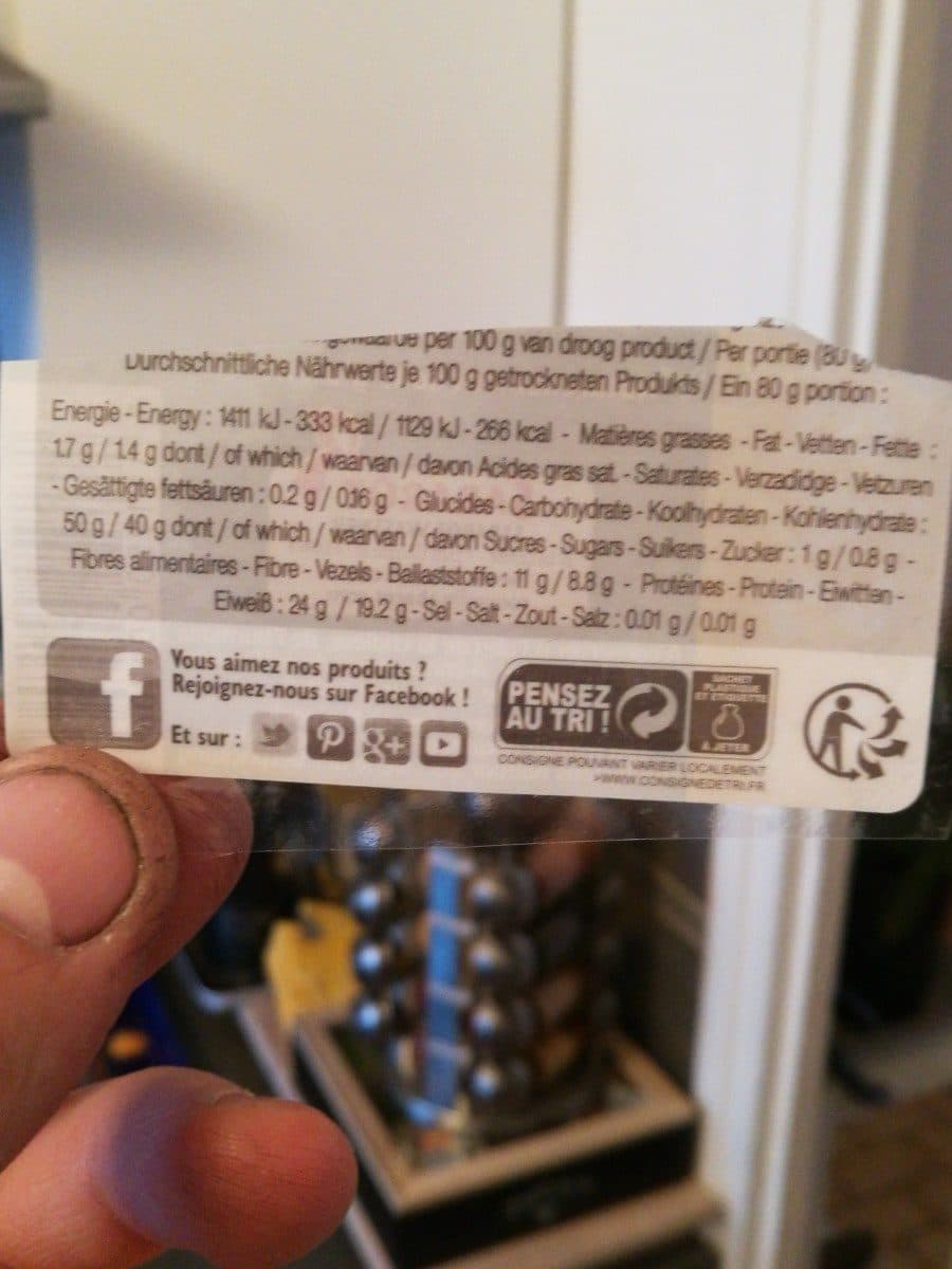 Sabarot Lentilles blondes poly Sabarot packshot