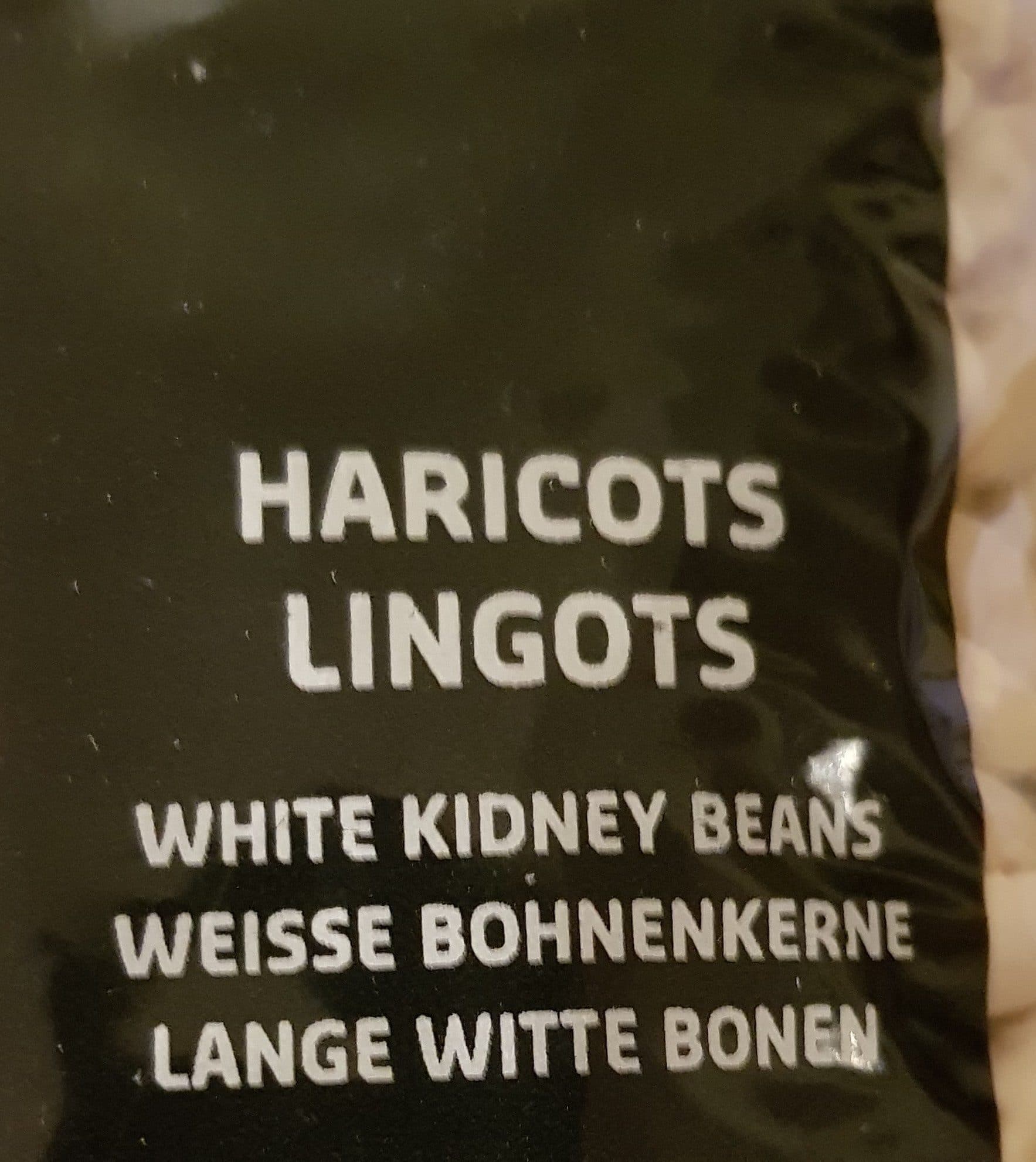 Sabarot Haricots lingots packshot