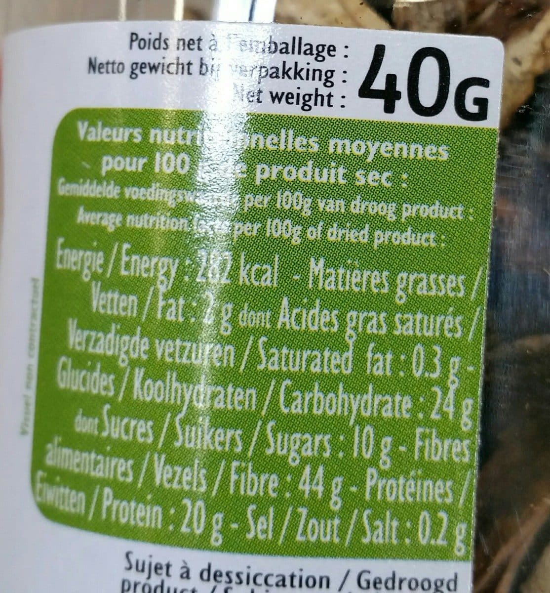 Sabarot Champignon Sélection Forestière packshot
