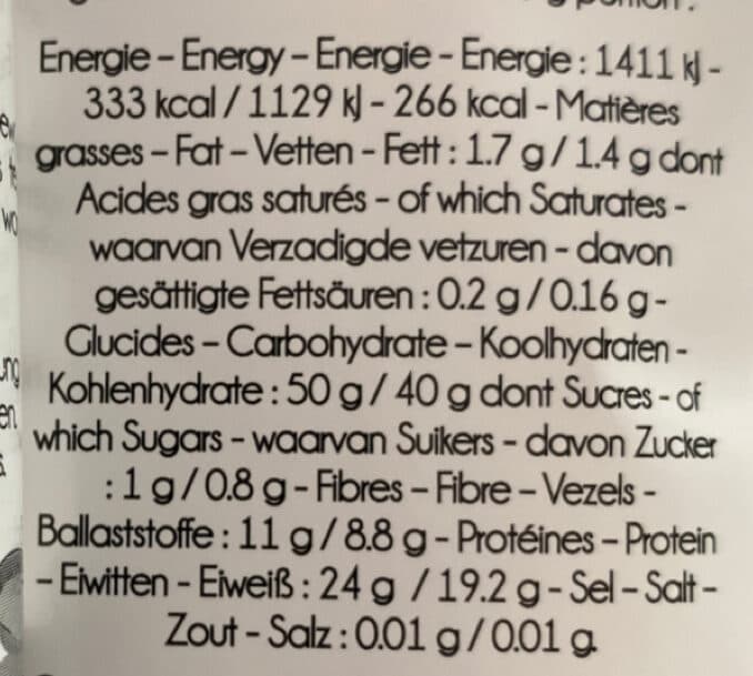 Sabarot Lentilles vertes packshot
