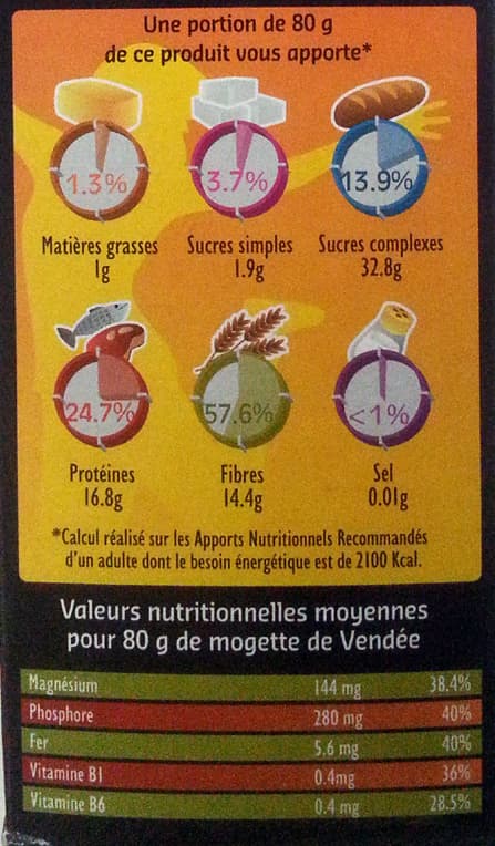 Sabarot Mogette de Vendée Sabarot packshot