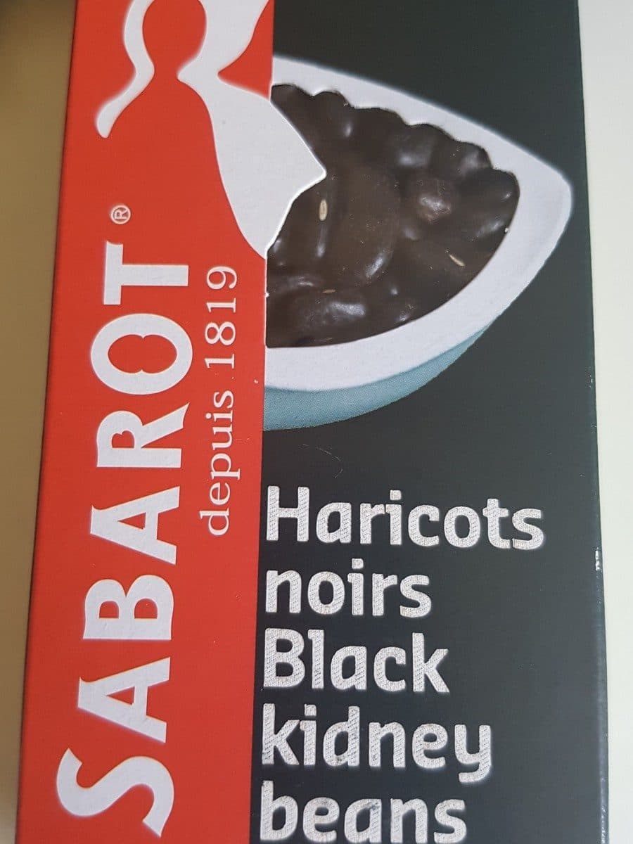 Sabarot Haricots noirs packshot