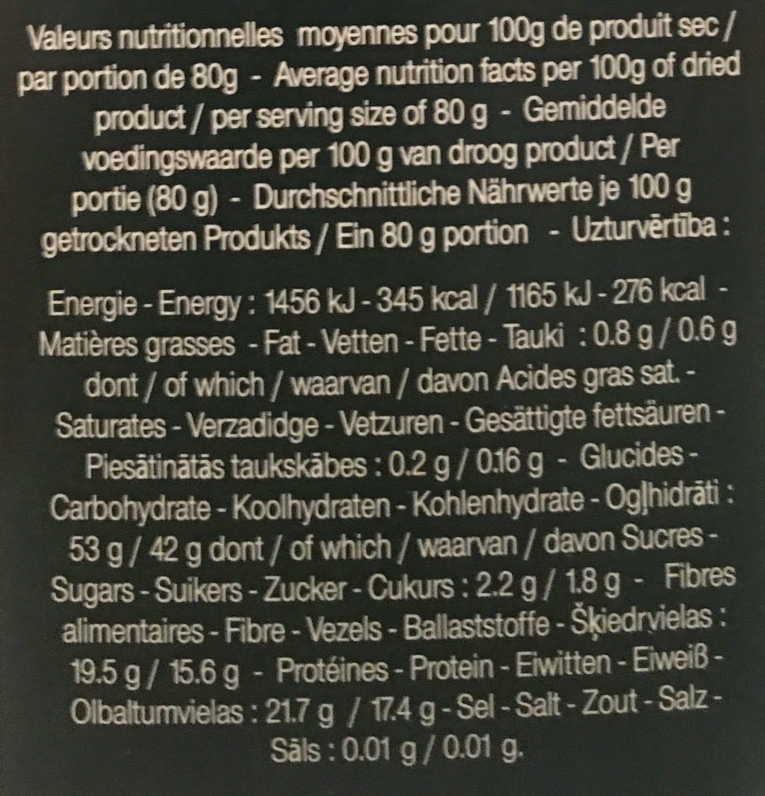 Sabarot Pois cassés packshot