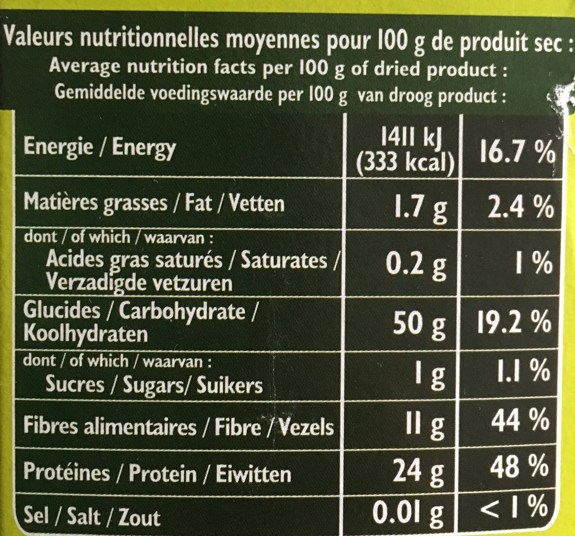 Sabarot Lentilles Blondes Bio - 500G packshot