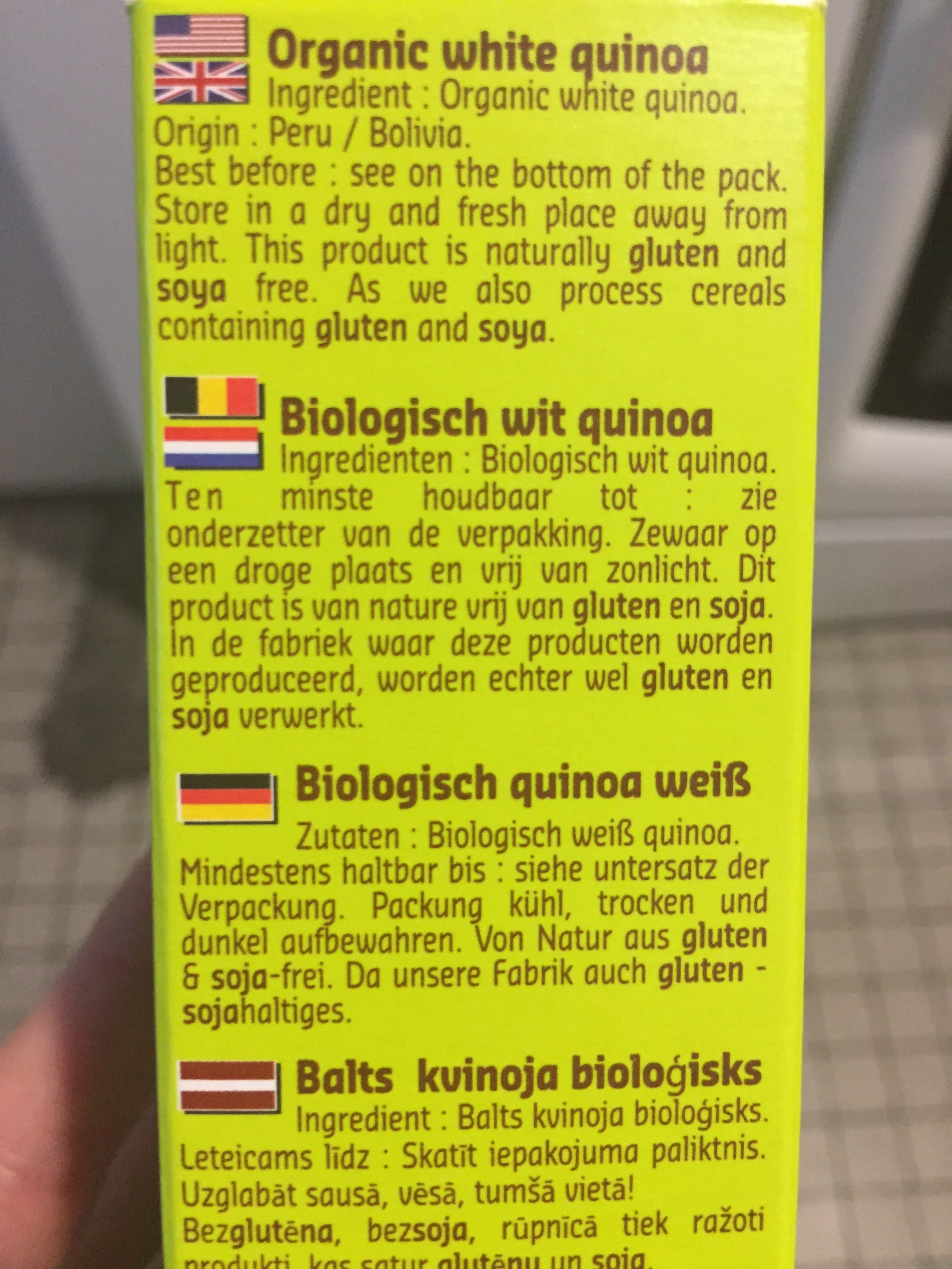 Sabarot Quinoa Blanc Bio packshot