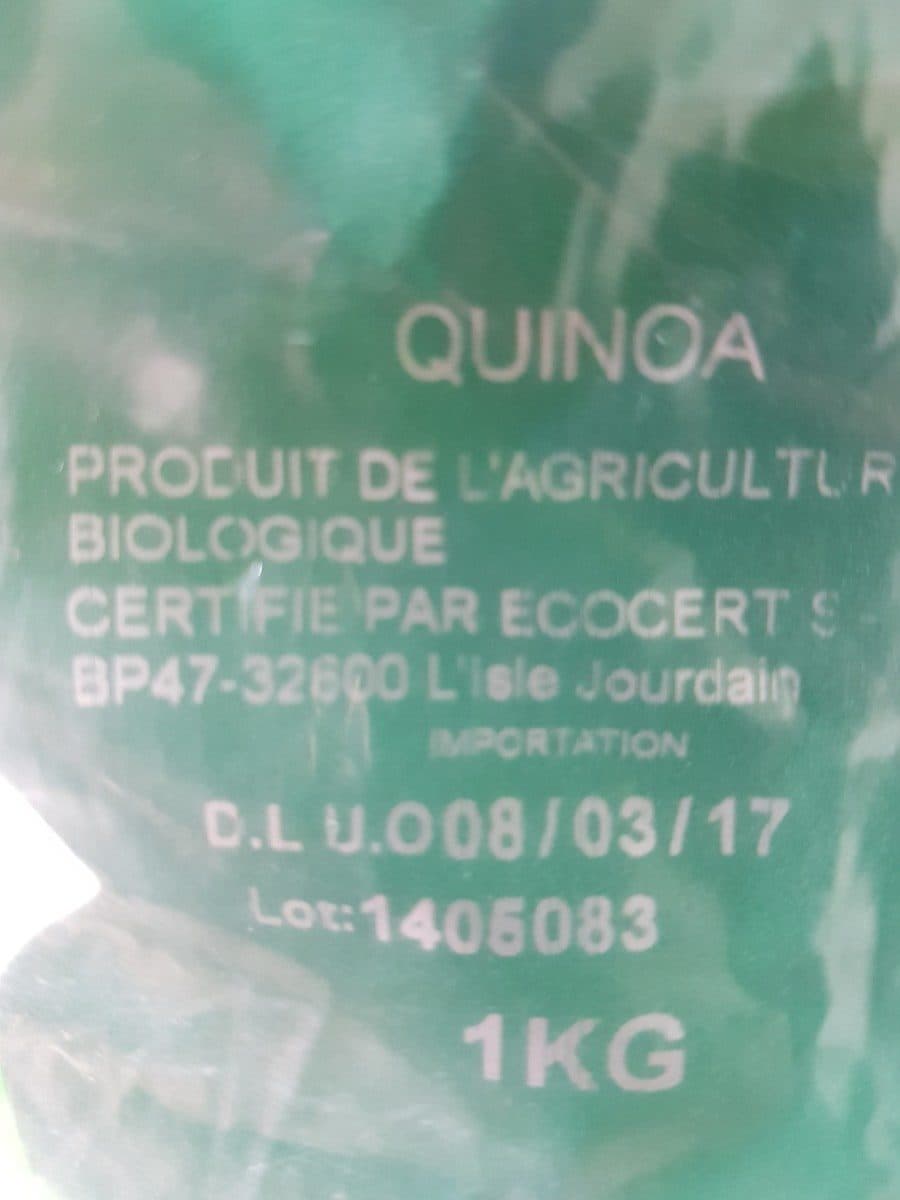 Quinoa Quinoa Blanc Bio - 1KG packshot