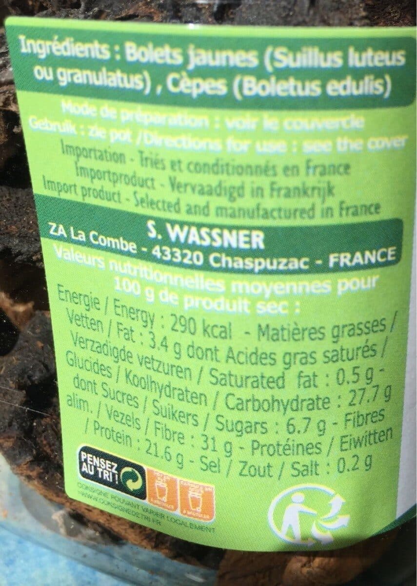 Open Food Facts Champignon Bolets et cépes packshot