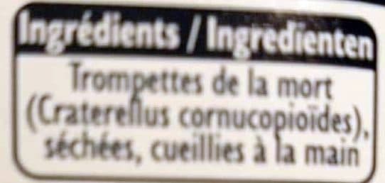 Sabarot Trompettes De La Mort Séchées 250g. packshot