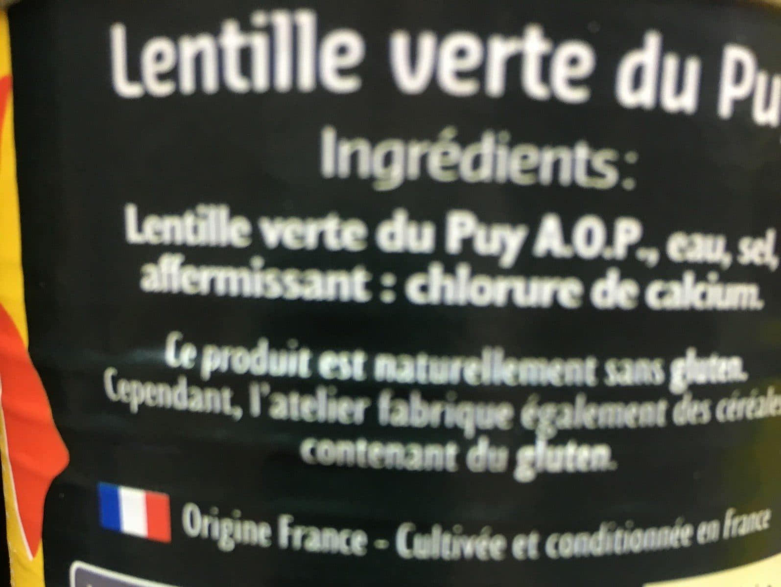 Sabarot Lentille verte du Puy packshot