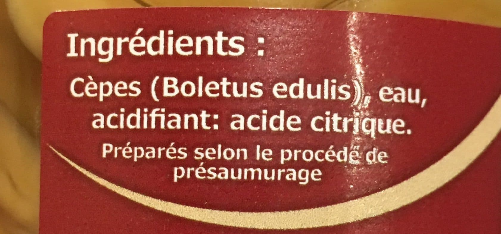 S.WASSNER Cèpes extra packshot
