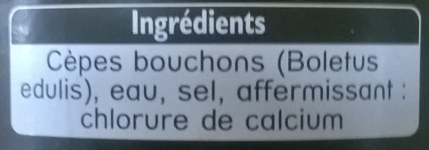 Sabarot Cèpes bouchons packshot