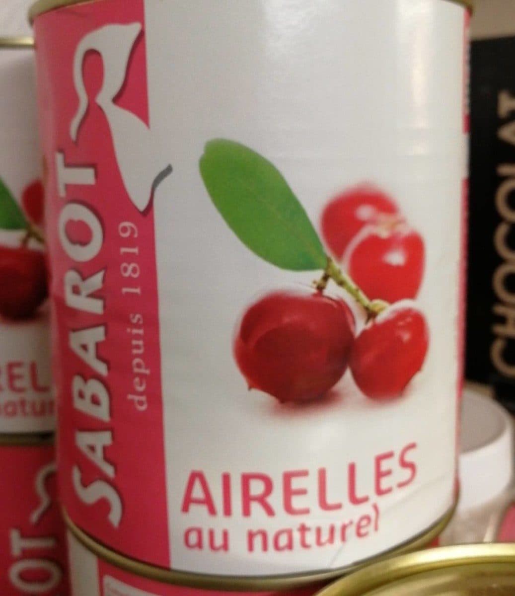 Sabarot Airelles au naturel Sabarot packshot