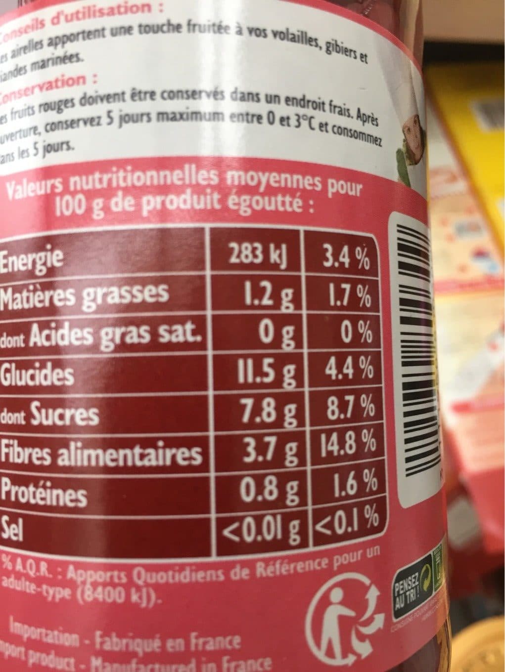 Sabarot Sabarot - Airelles Bocal 37cl packshot