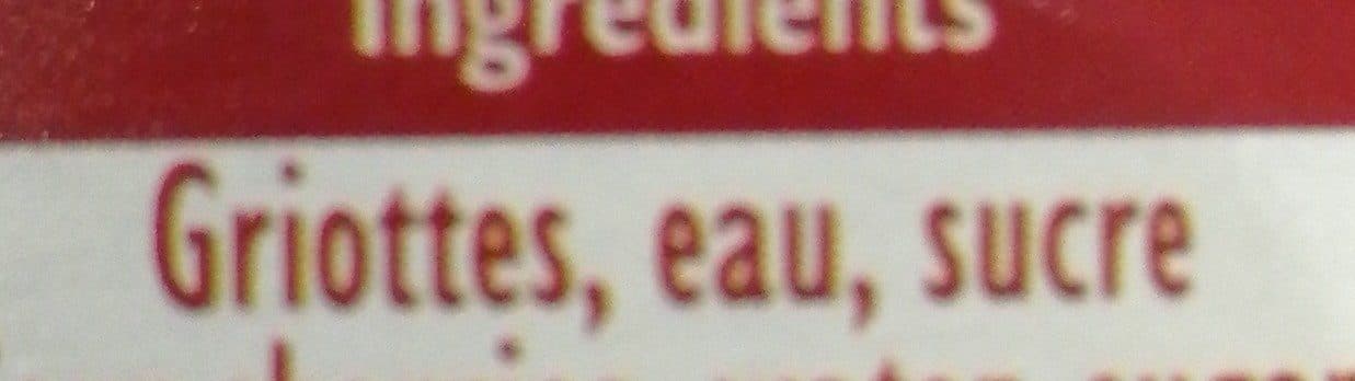 Open Food Facts Griottes Dénoyautées Bocal 37cl. packshot