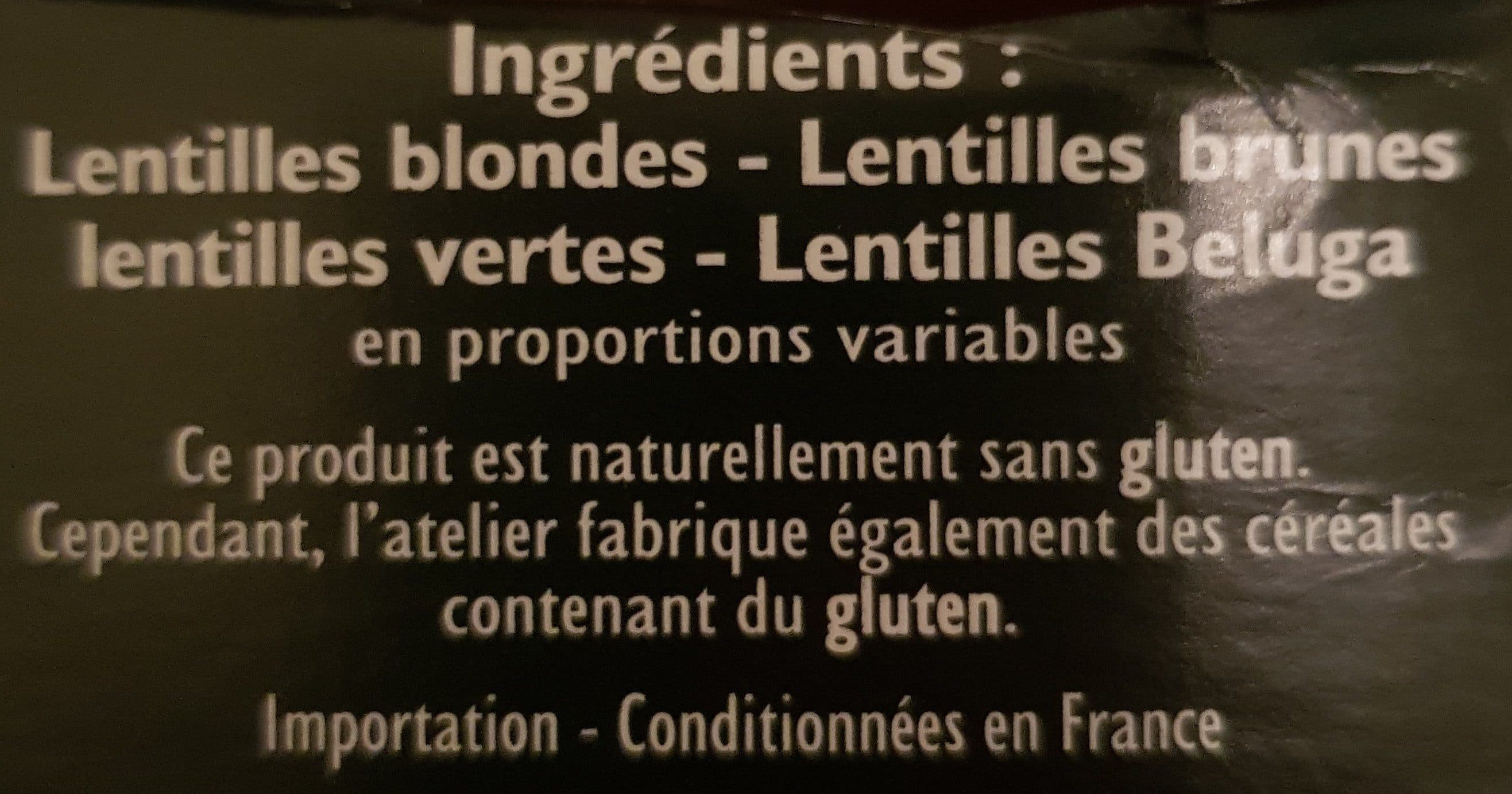 Sabarot Lentilles Méli-mélo 500g. packshot