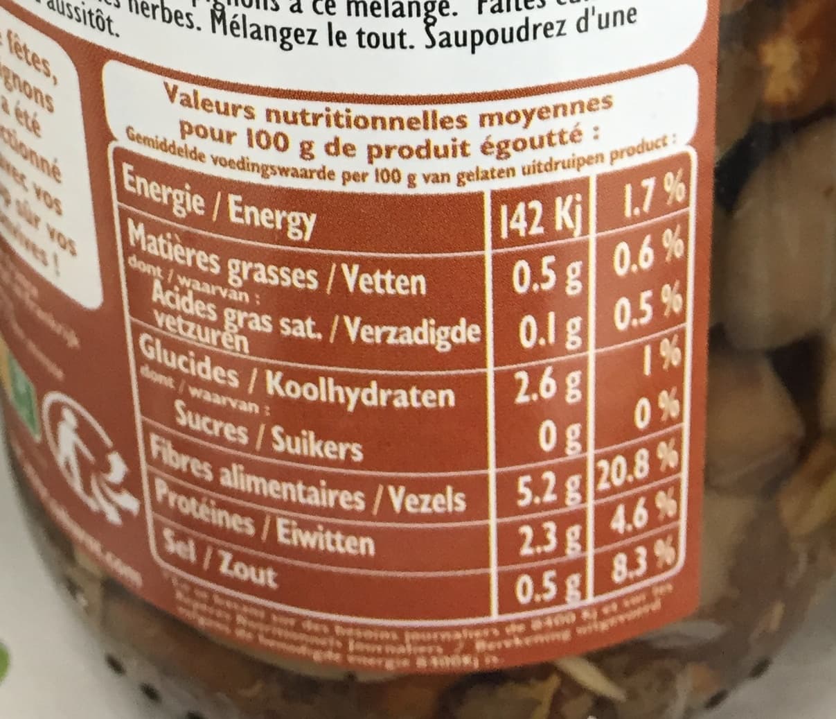 Sabarot mélange de champignons packshot