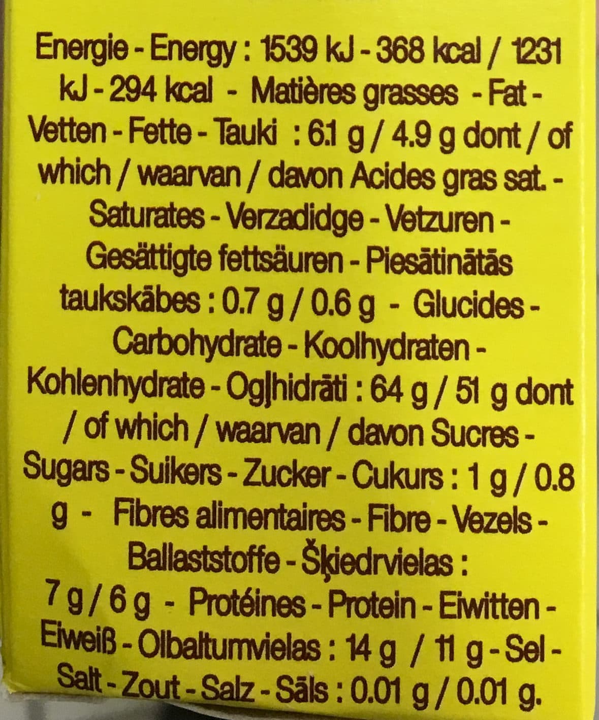 Sabarot Quinoa blanc packshot
