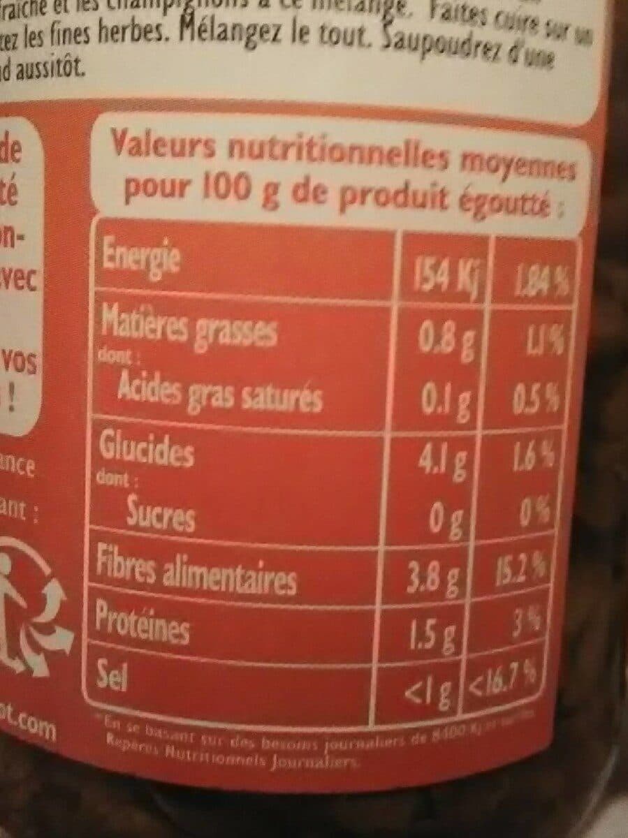 Sabarot Girolles entières packshot
