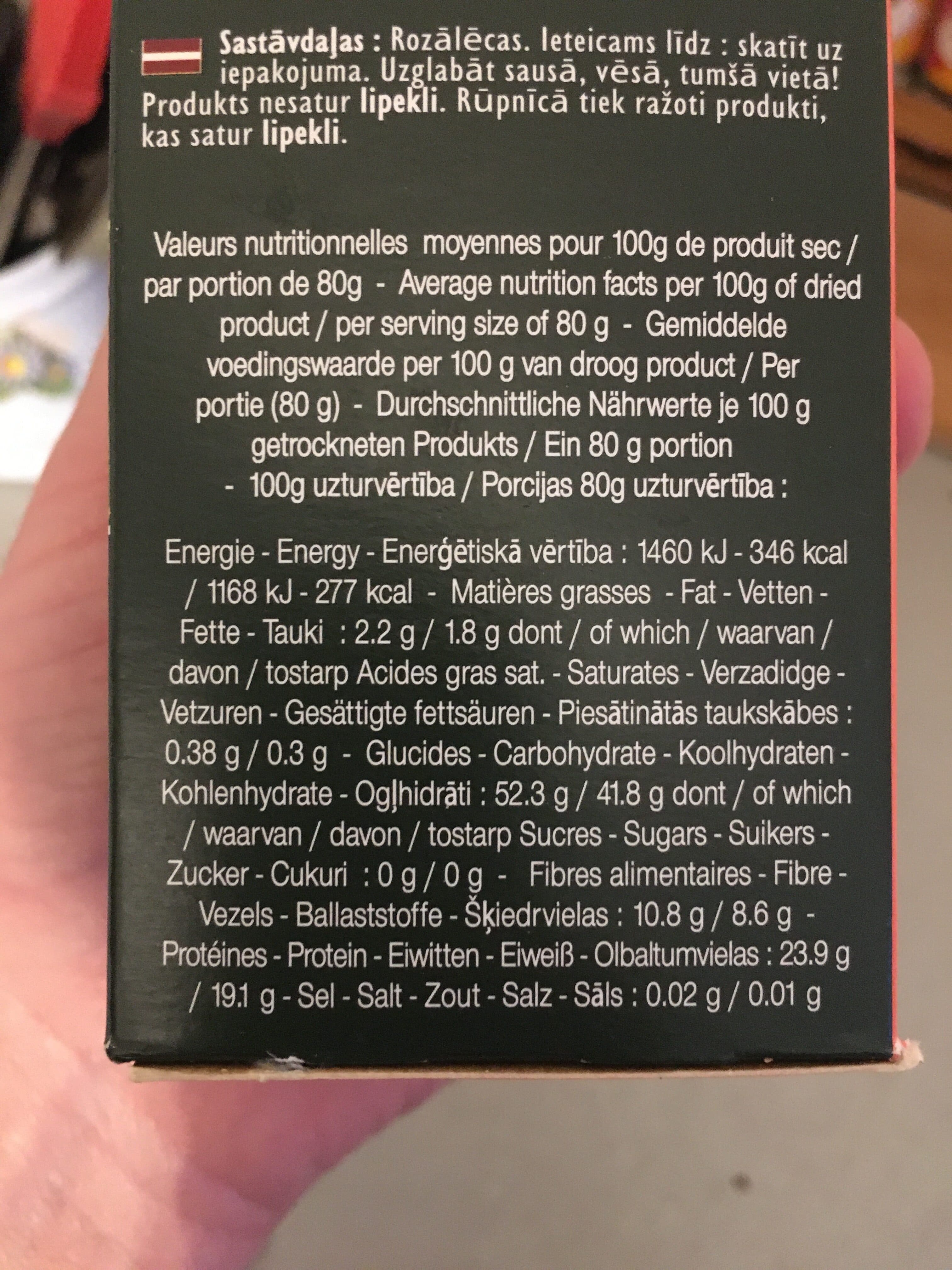 Sabarot Lentilles corail packshot